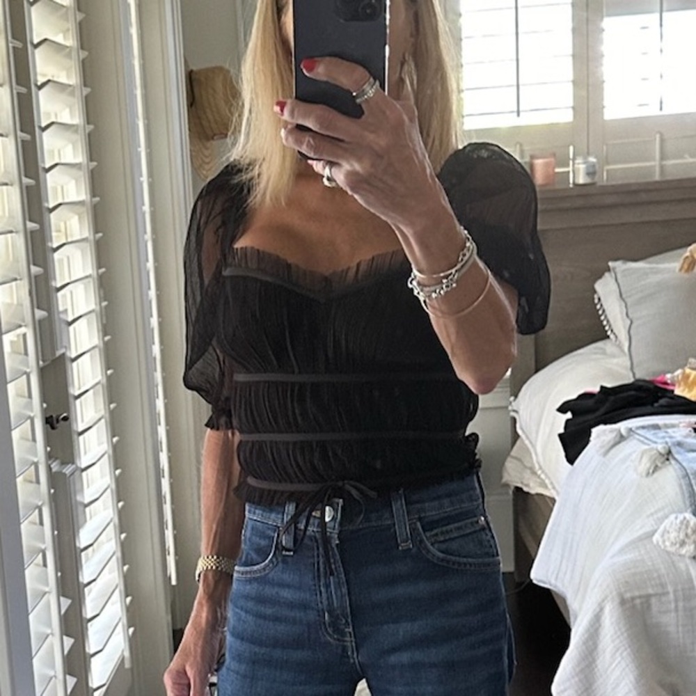 Margorelle Black Top